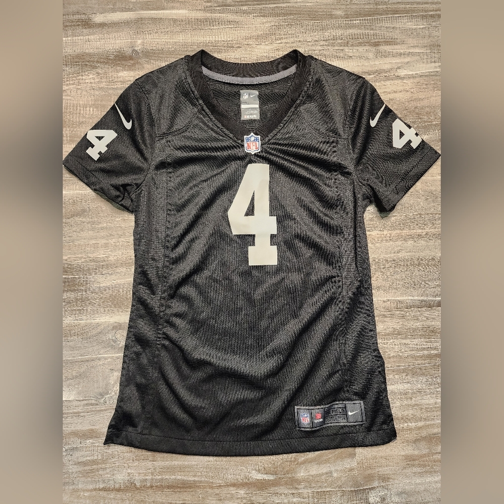 Nike NFL Las Vegas Raiders Derek Carr #4 jersey